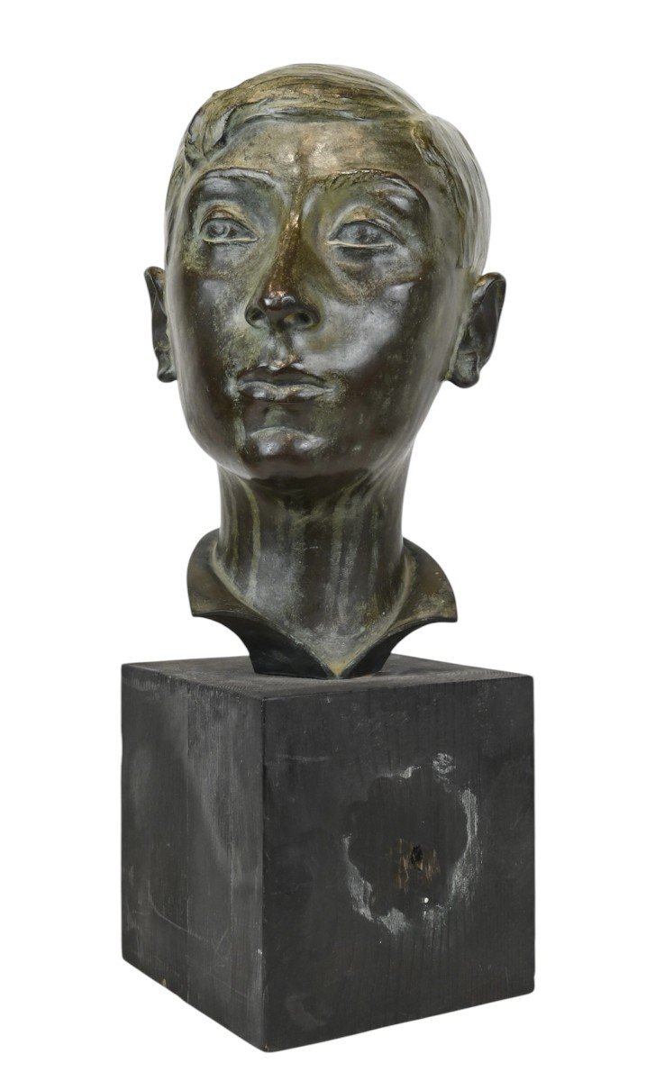Bronze d'Un Adolescent - Années 1920 -photo-1